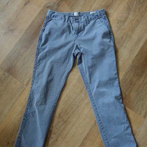 Gap girlfriend chino pants grey/blue